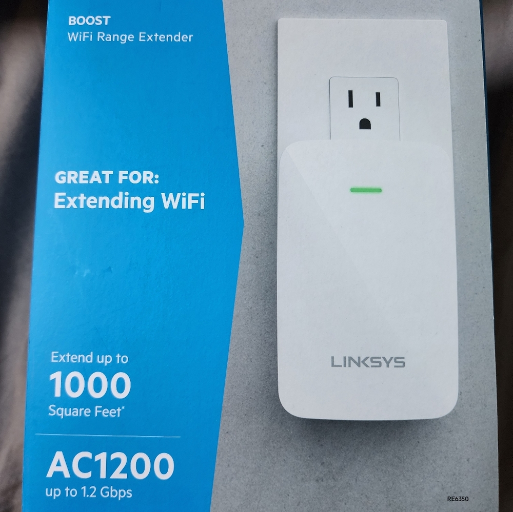 Linksys Dual Band 2.4/5GHz Wireless Extender - RE6350